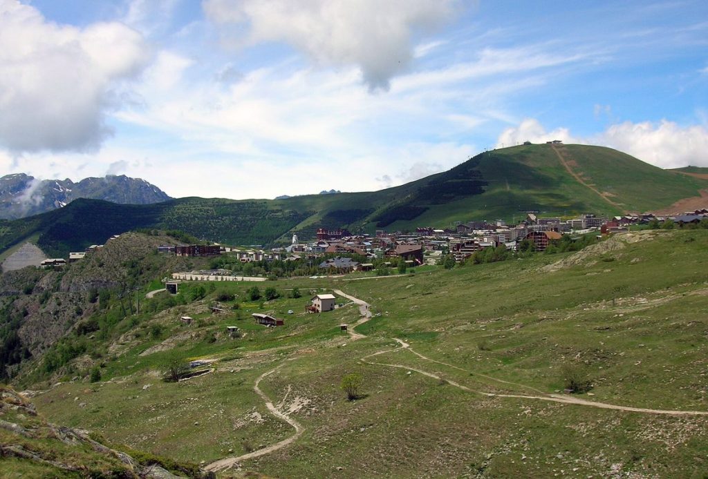 La station de l'Alpe d'Huez en été
