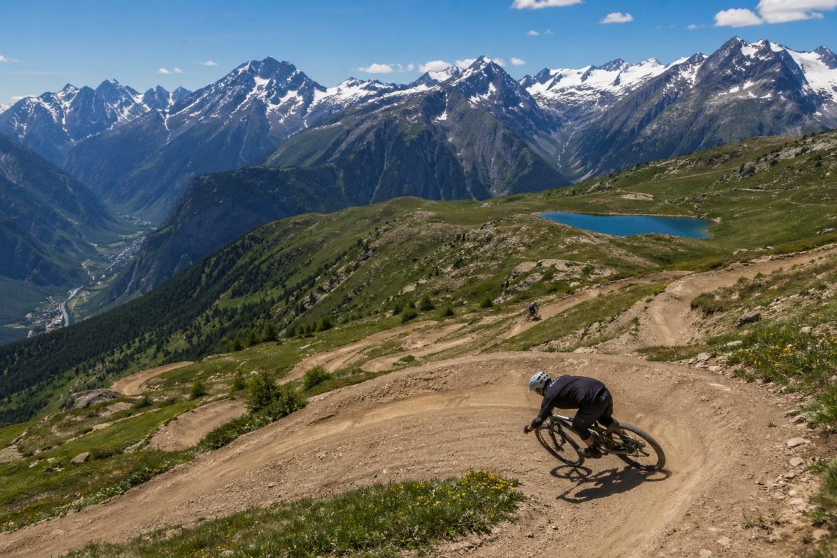Vtt en descente à l'Alpe d'Huez