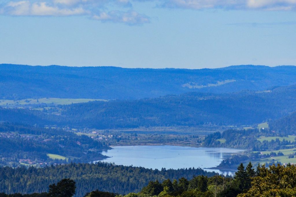 Le lac Saibnt-Point à proximité de Metabief