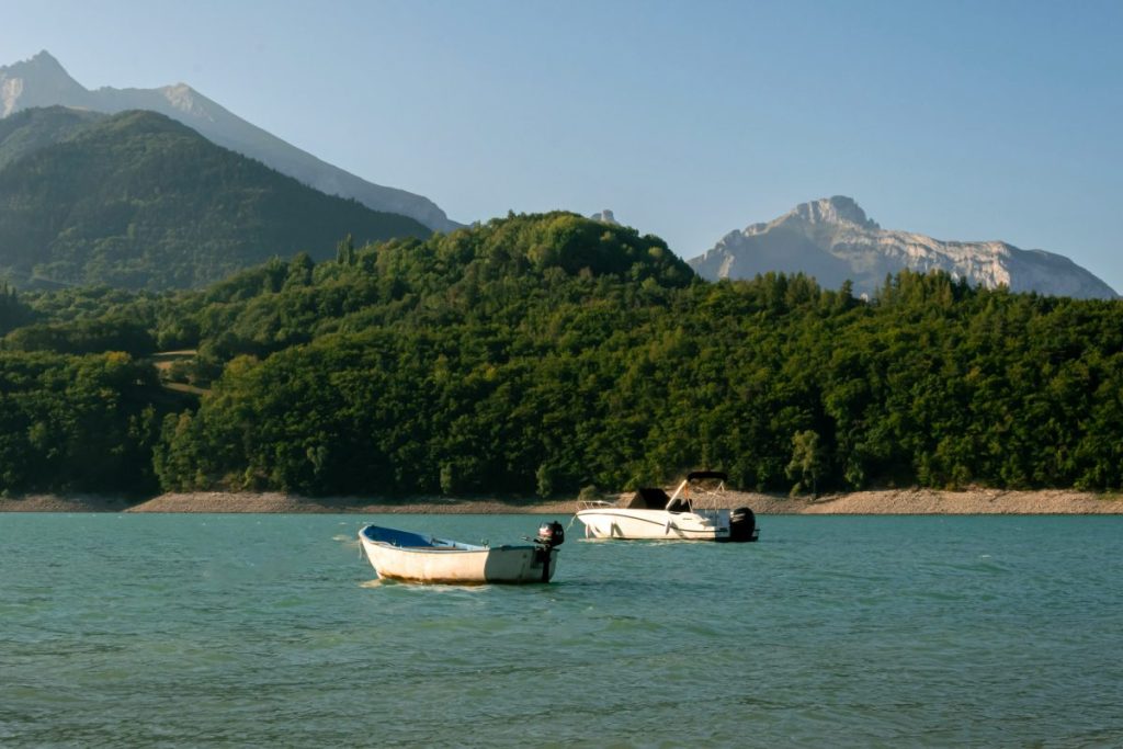 Le lac du Sauter à proximité de l'Alpe du Grand Serre