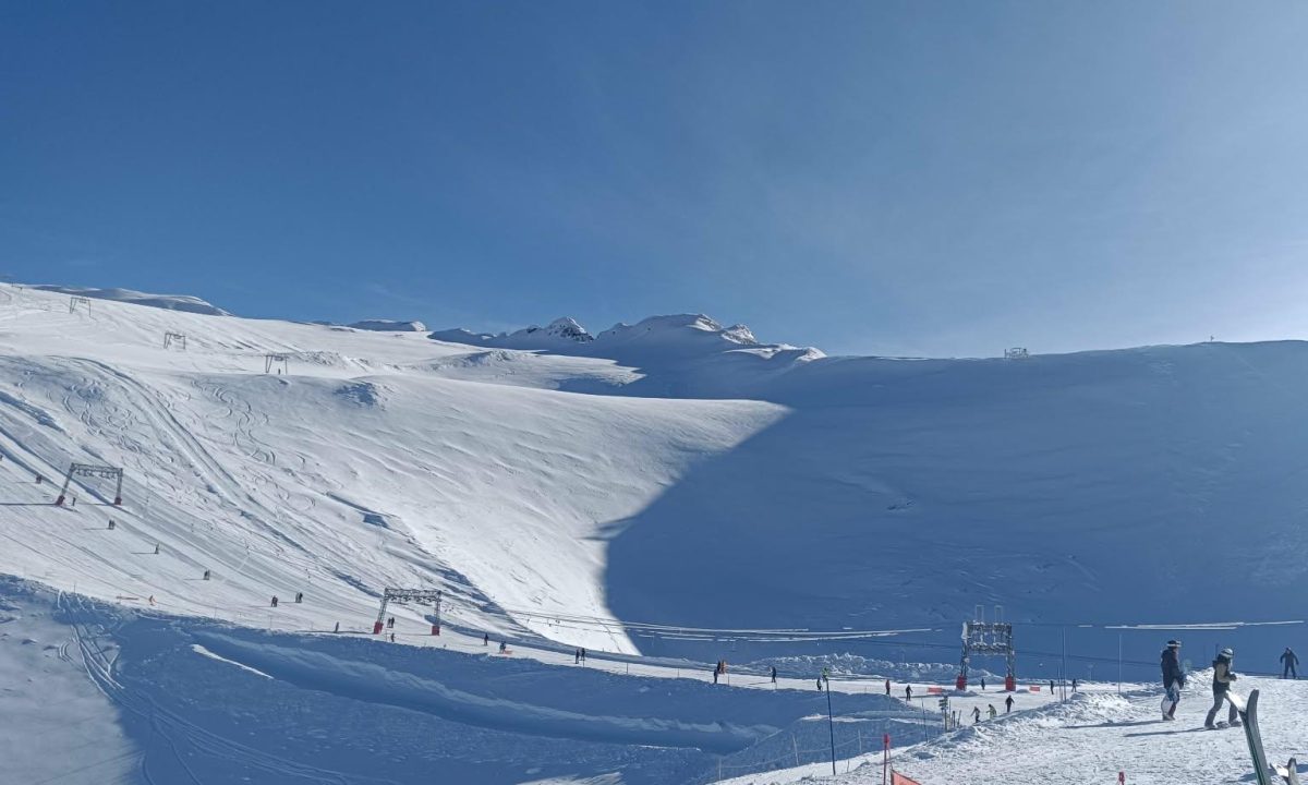 Le glacier du Mont de Lans aux Deux Alpes