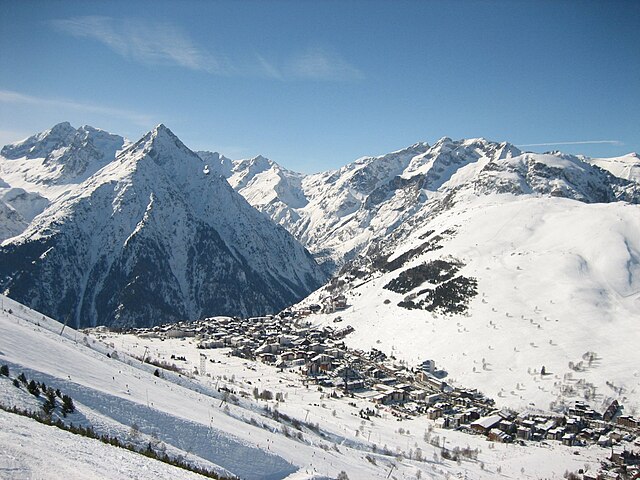 La station des Deux Alpes en Isère