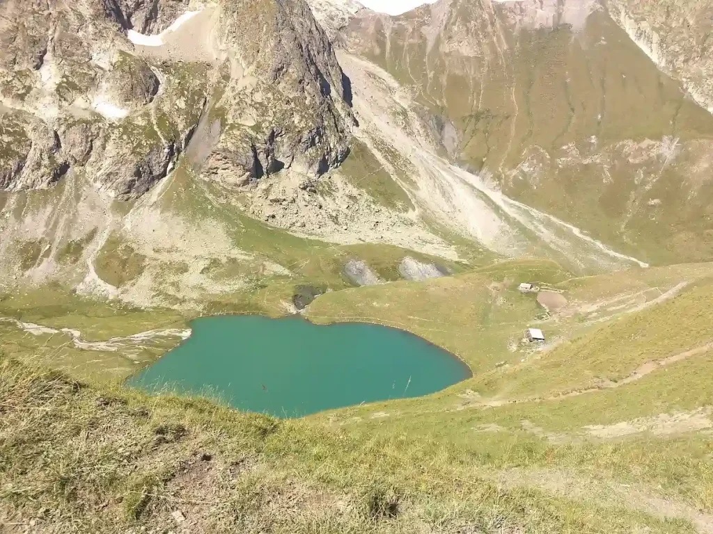 Le lac de la Muzelle, à proximité des Deux Alpes