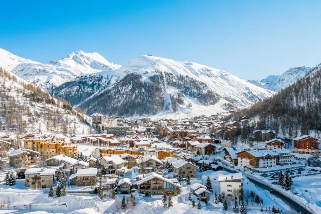 La station de ski de Val d'Isère