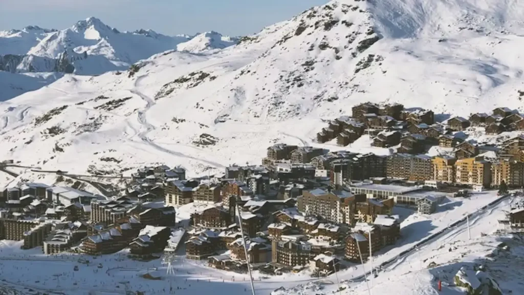 La station de ski de Val Thorens en hiver