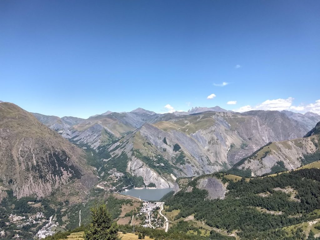Vue panoramique depuis le secteur de Vallée Blanche