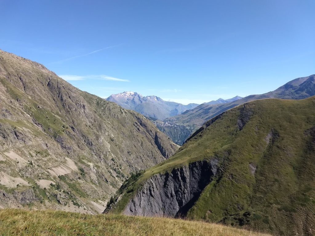 Vue depuis le sentier de randonnée du lac de la Muzelle
