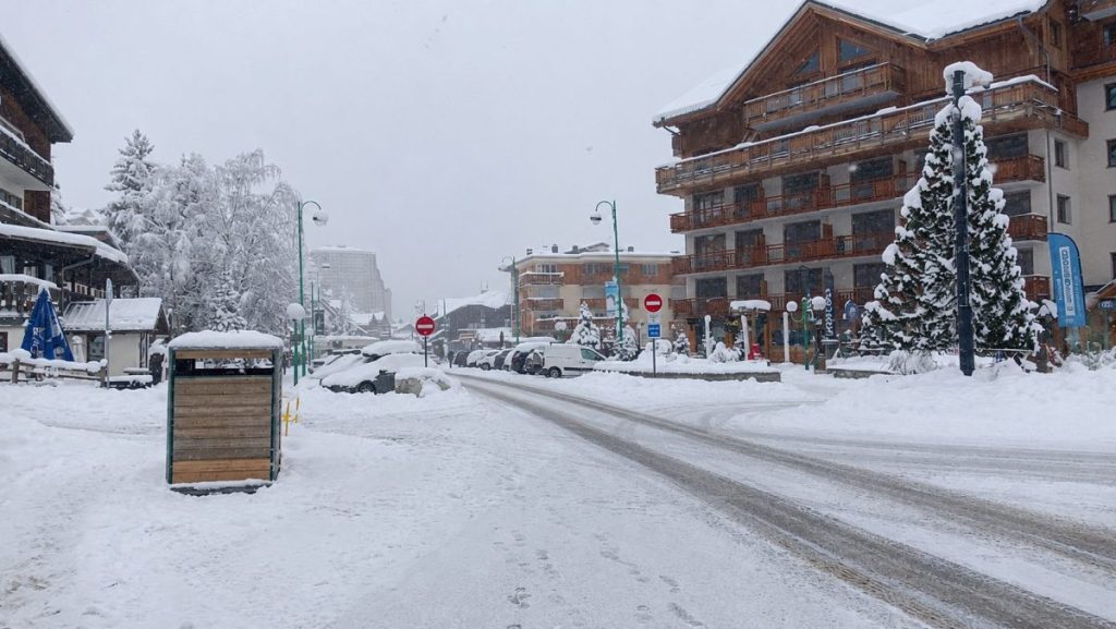 La station des Deux Alpes en hiver