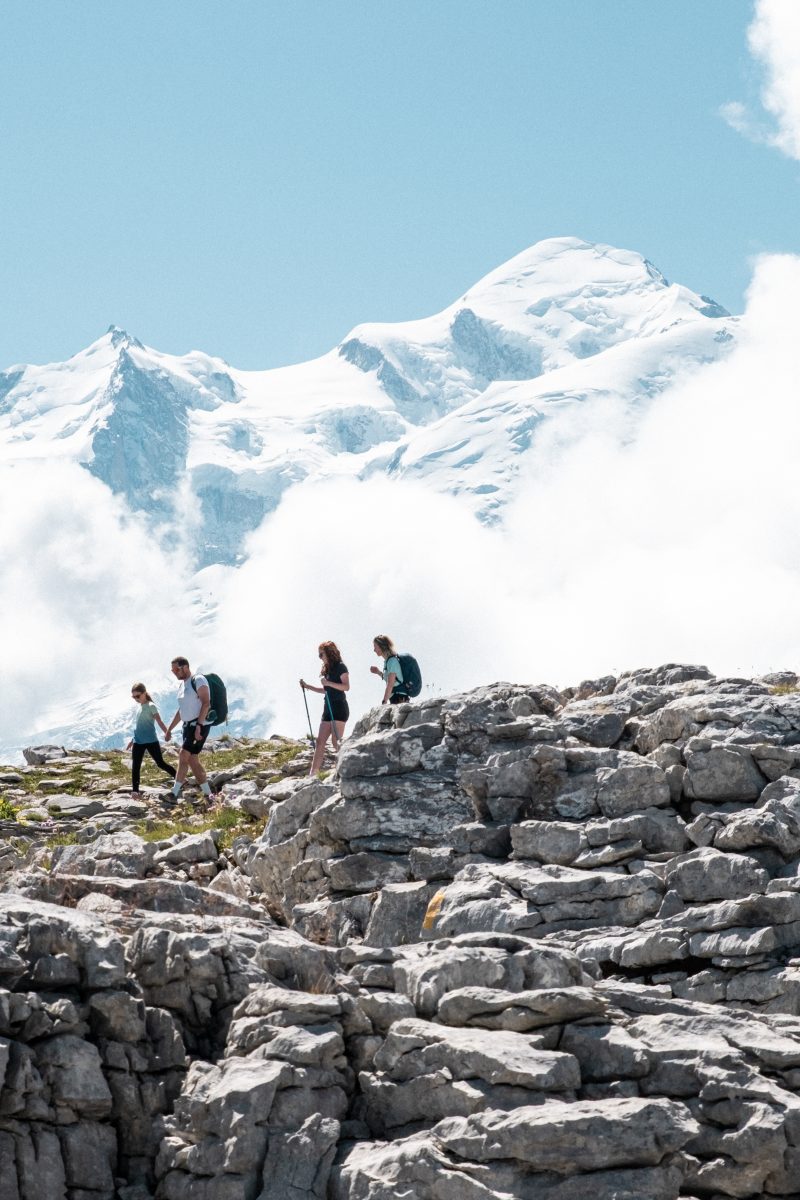 Une randonnée à Flaine avec vue sur le Mont- Blanc