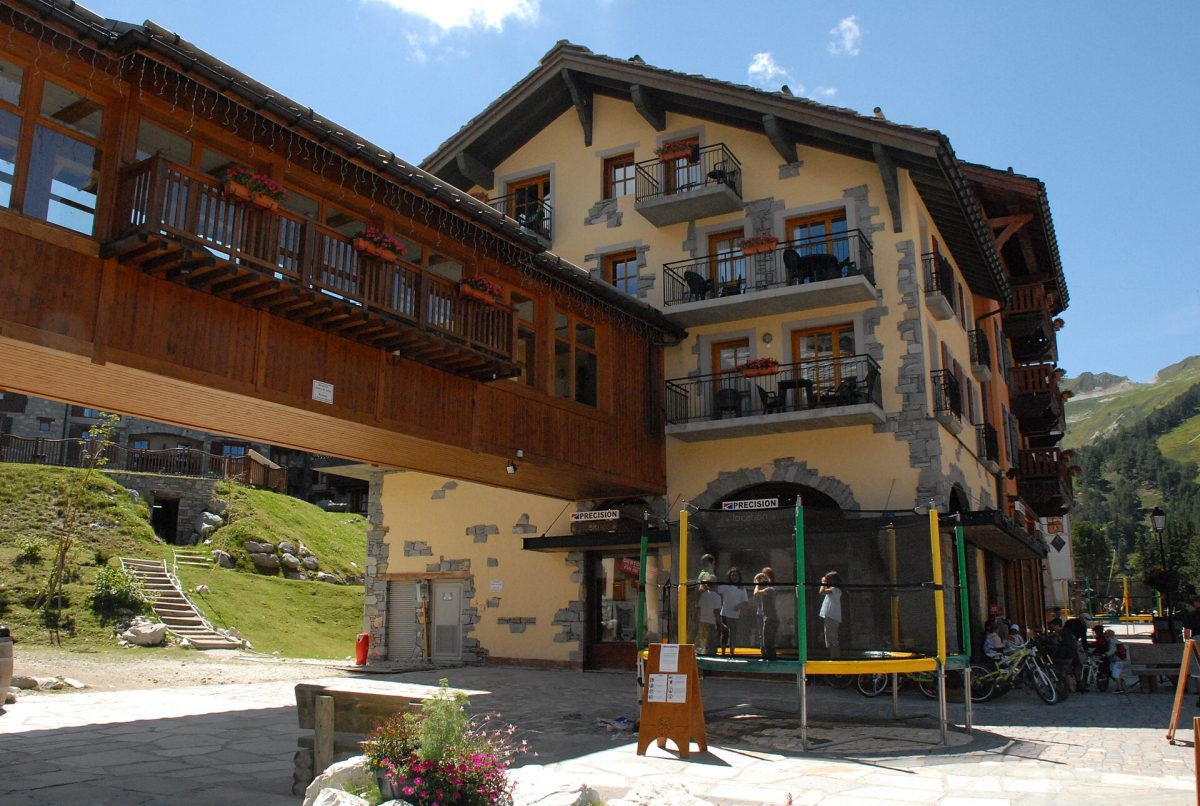 La station des Arcs 1950 en été