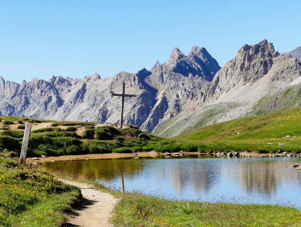 Le col de Vallée étroite, à Valfréjus