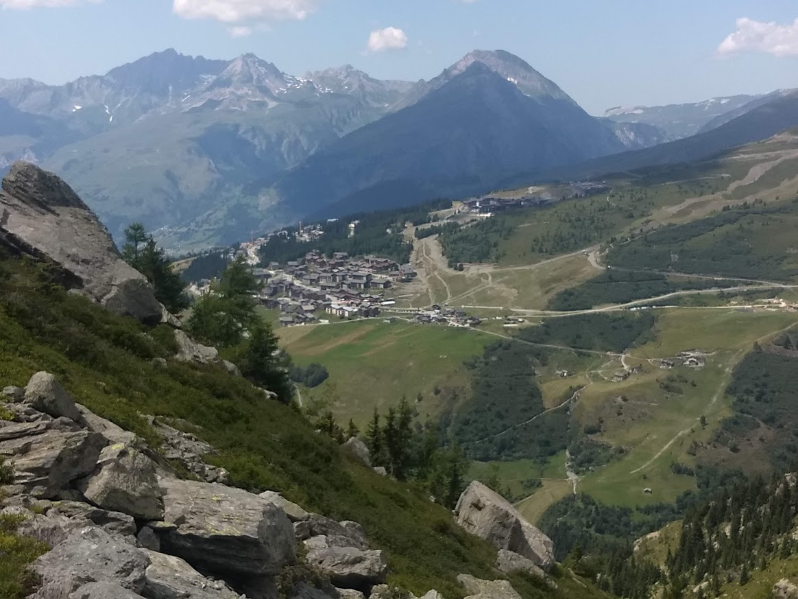 La station de la Rosière en été