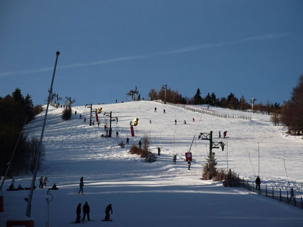 La station de ski du Schnepfenried dans le massif des Vosges