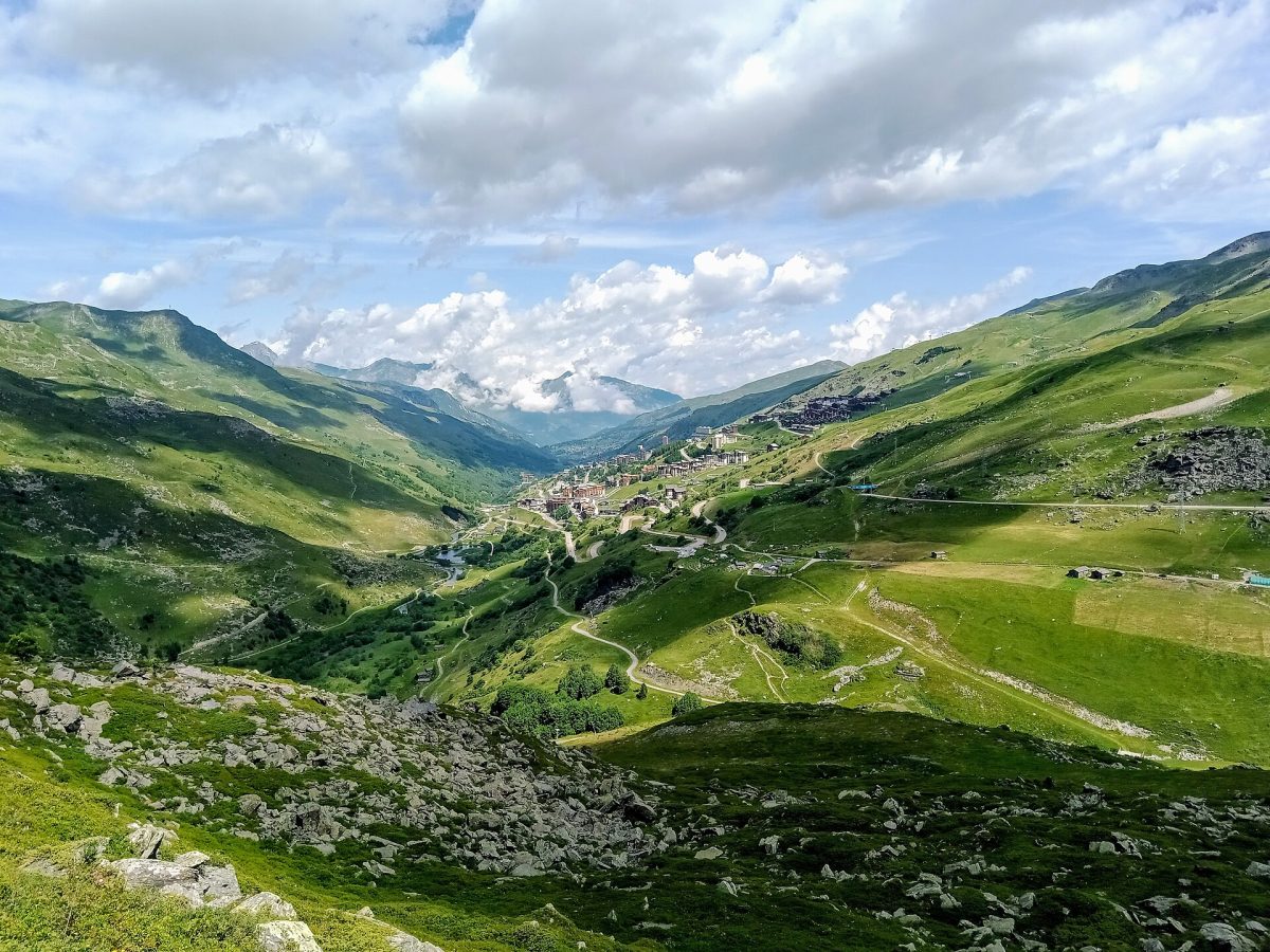 La station des Ménuires en été