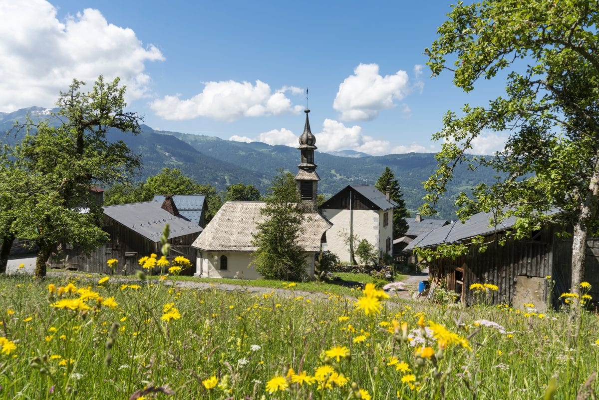 Le village de Samoens, en HAute-Savoie