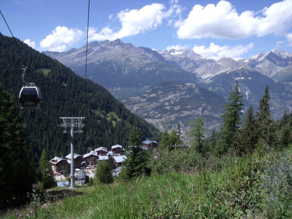 La station de Valfréjus en été