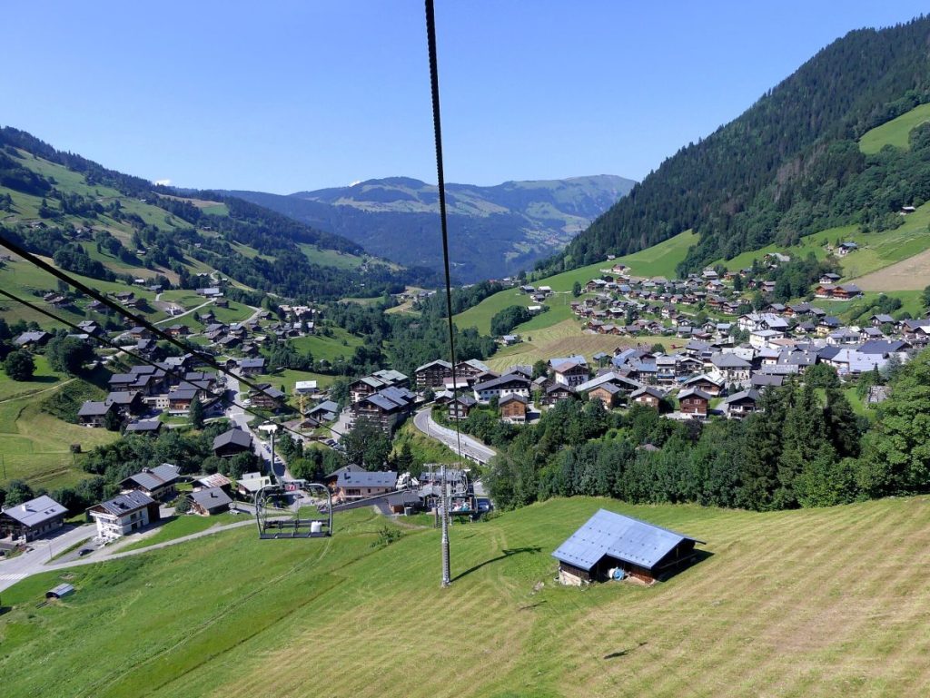 La station d'Arêches Beaufort en été