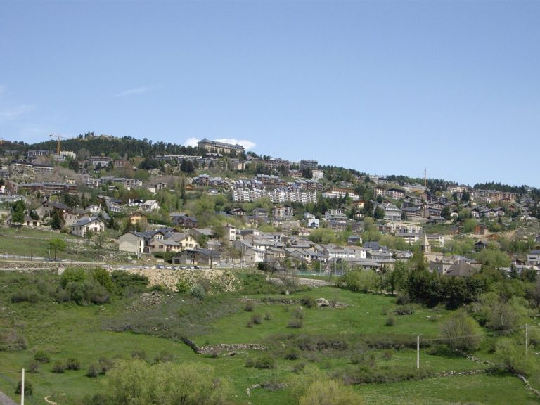 La station de Font Romeu en été
