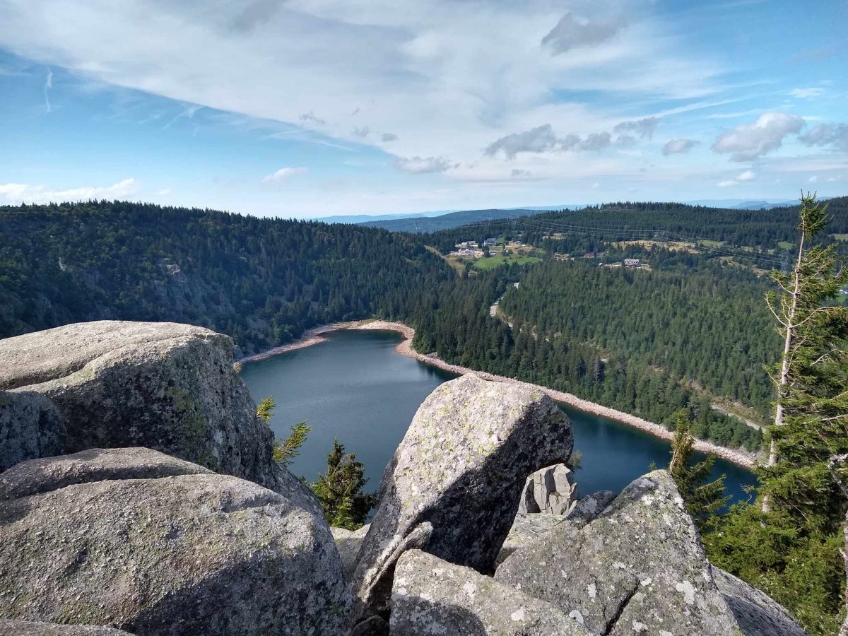 Le Lac Blanc dans le massif des Vosges
