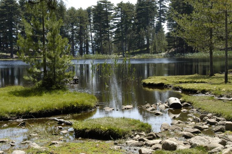 Le lac Créno en Corse