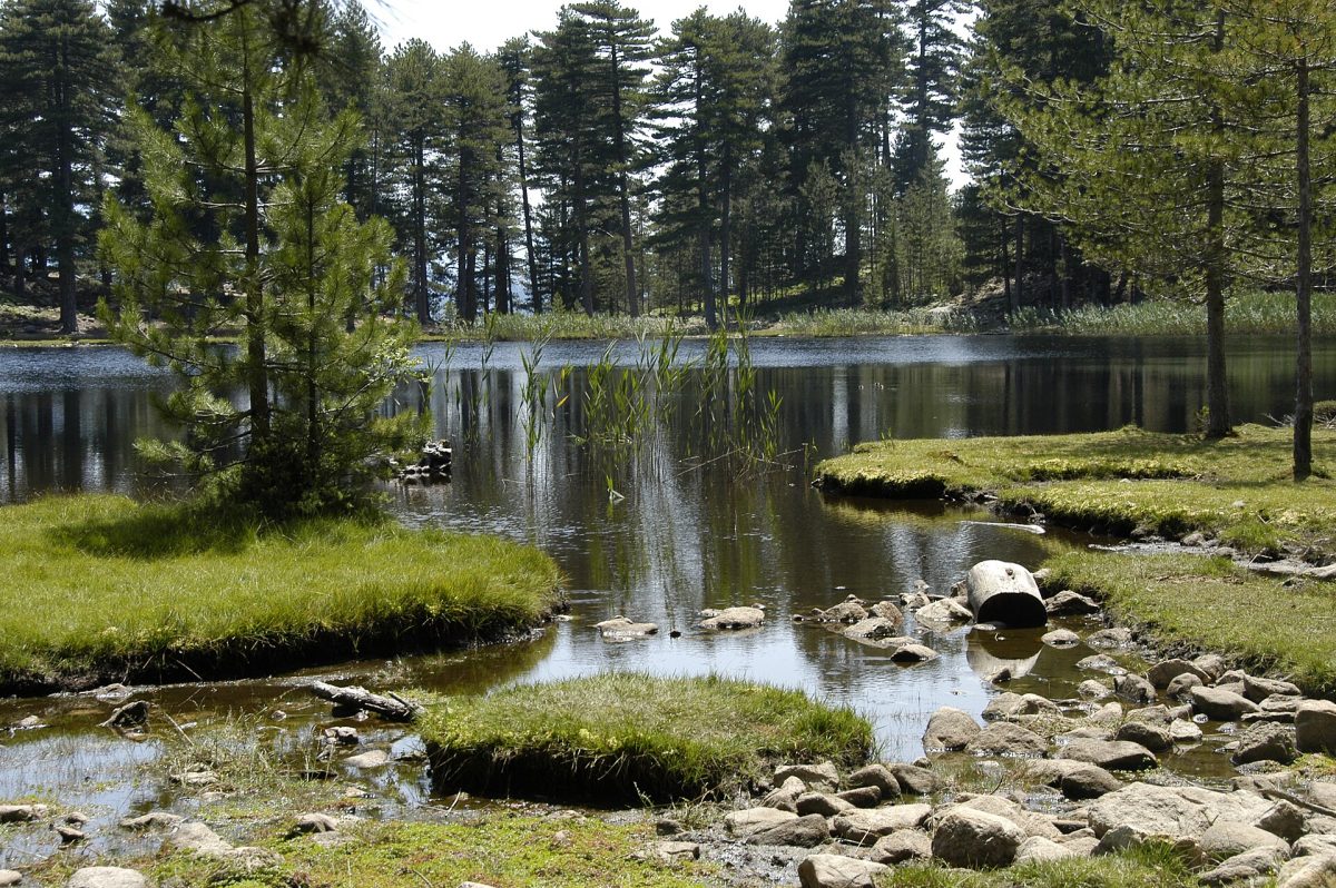 Le lac Créno en Corse