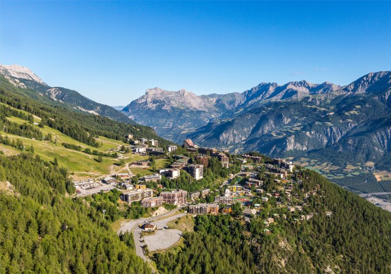 La station de Praloup en été