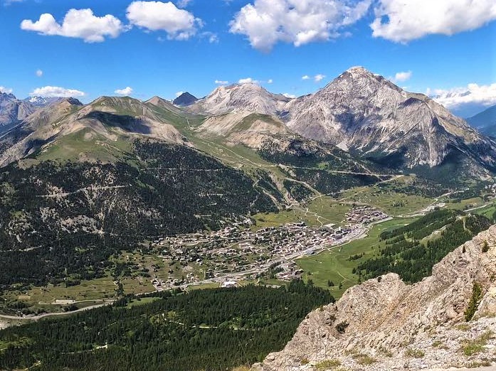 La station de Montgenèvre en été