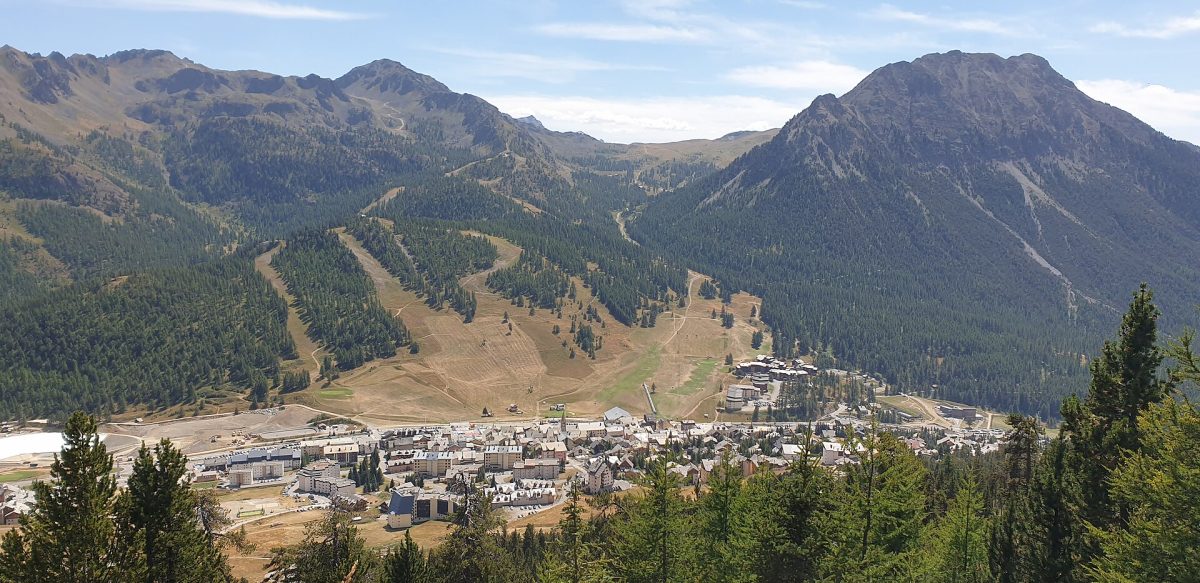 La station de Montgenèvre en été