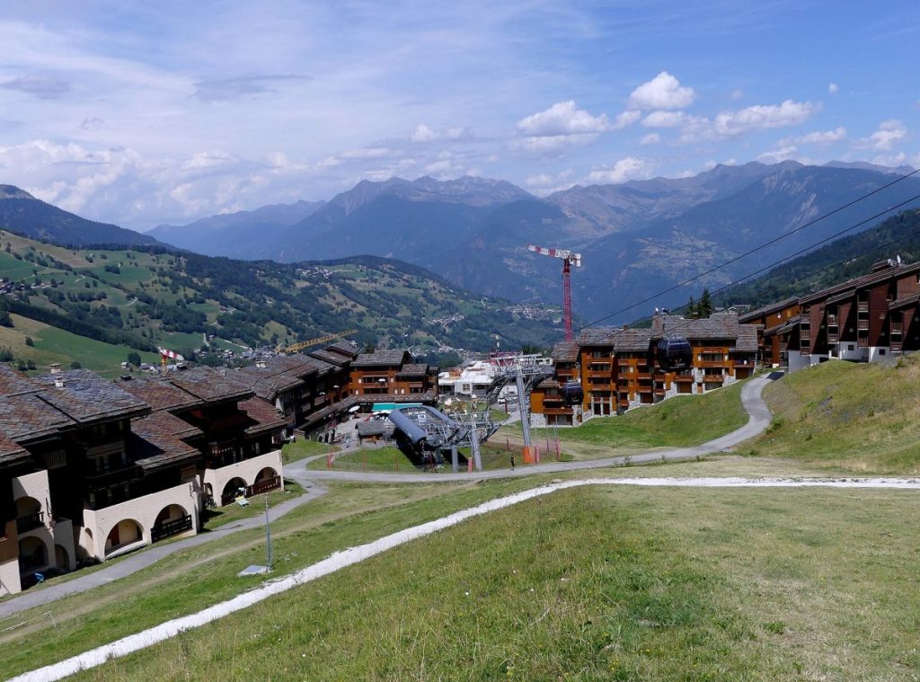 La station de Valmorel en été