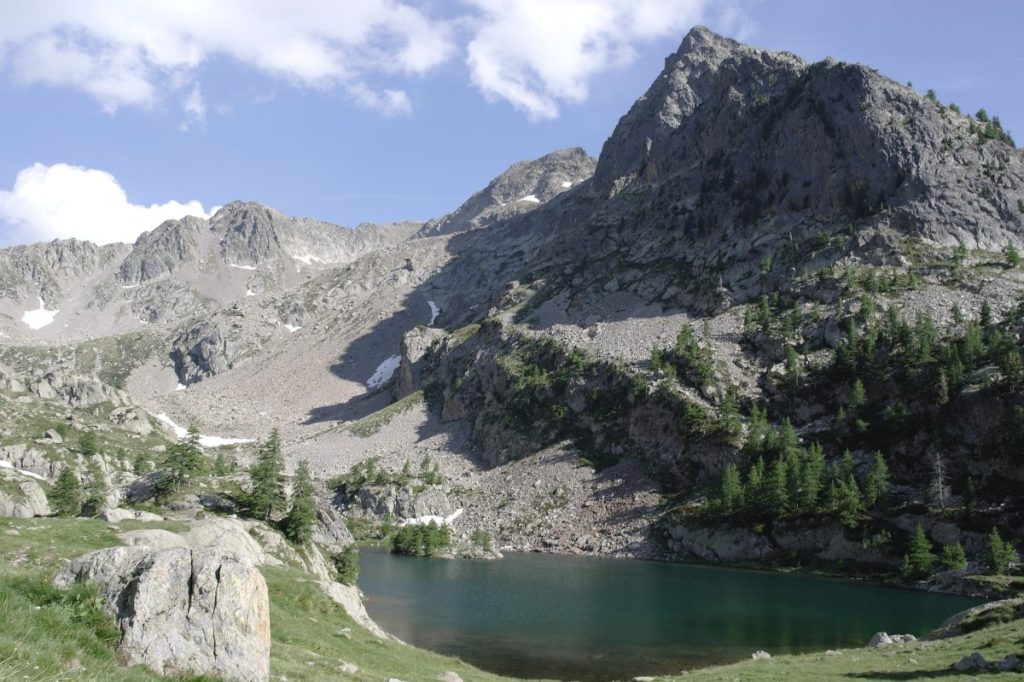 Lac de Trecolpas dans les Alpes Maritimes
