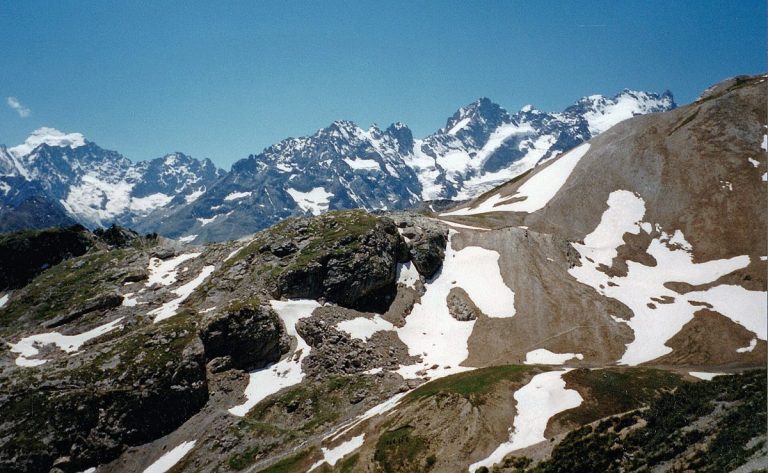 Le col du Galibier en Savoie