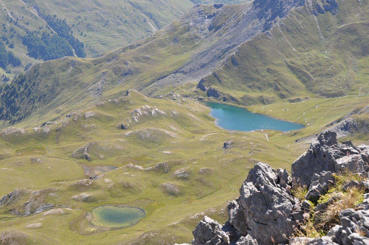 Le lac des Cordes à Vars