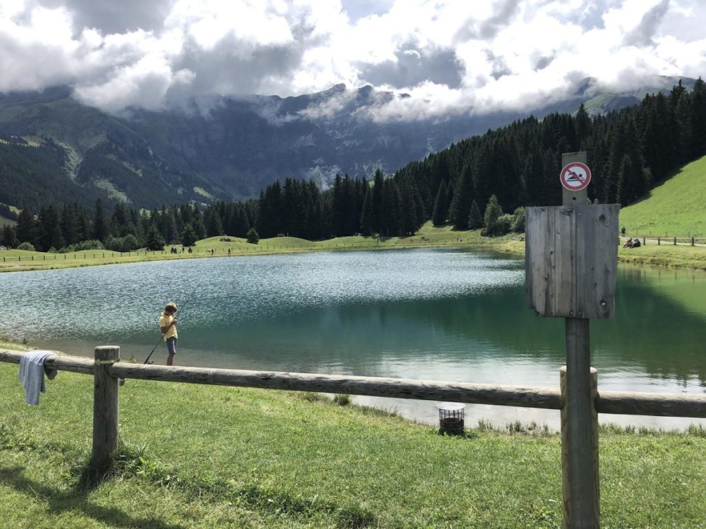 Le lac de Javen à Megève