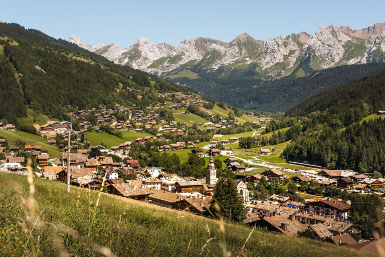 La station du Grand Bornand en été