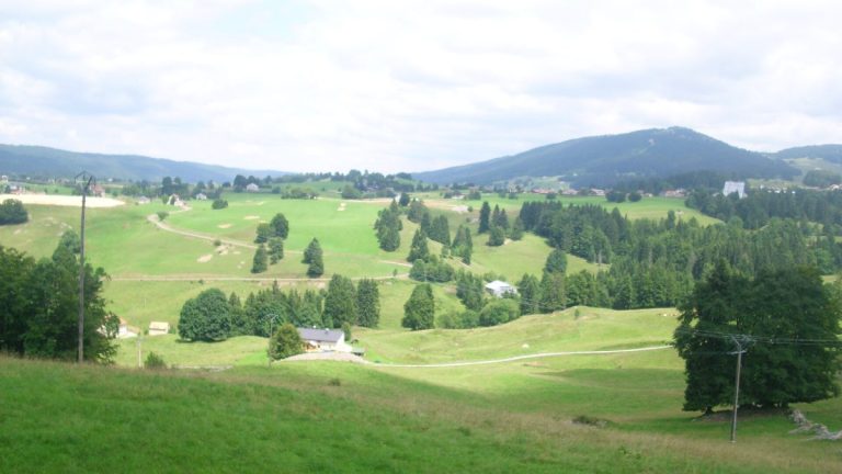 La station des Rousses dans le Jura