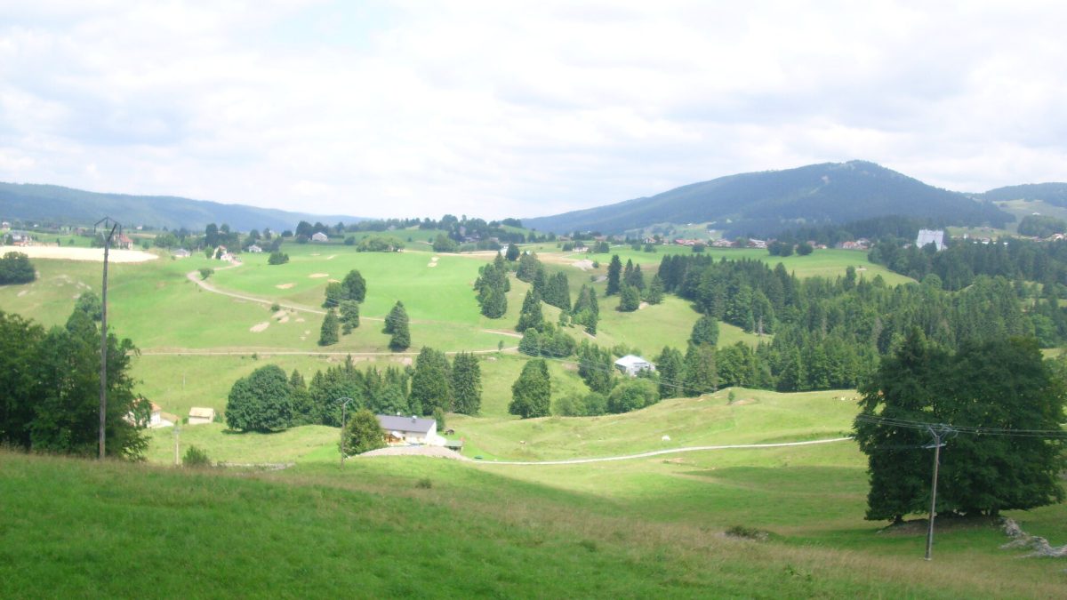 La station des Rousses dans le Jura