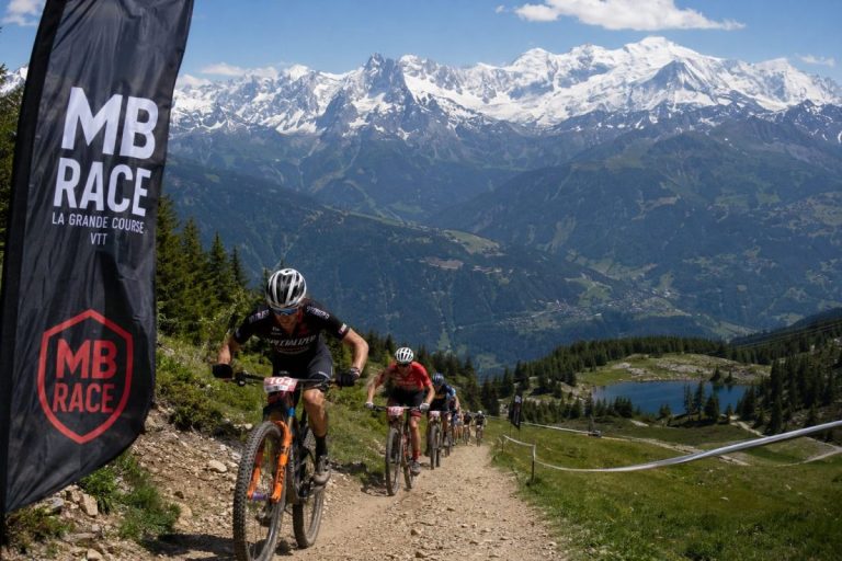 La MB Race en VTT dans les environs de MEgève et Combloux