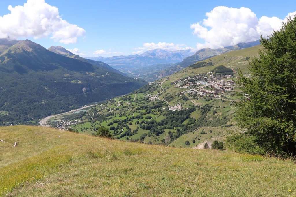 La station d'Orcières Merlette