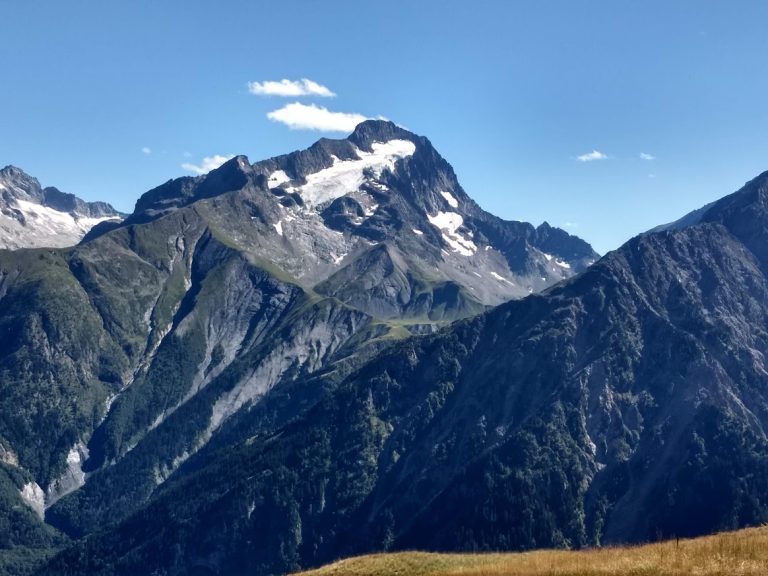 La Muzelle vue depuis la Vallée Blanche aux Deux Alpes