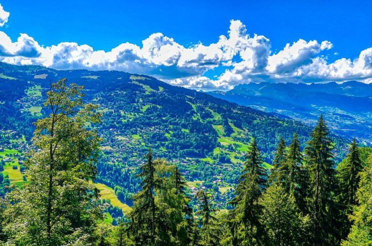 La station de Saint-Gervais en Haute-SAvoie