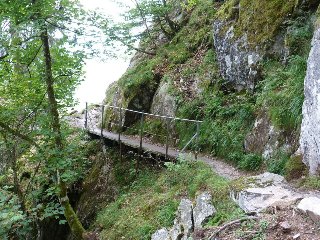 Le sentier des Roches dans le massif des Vosges