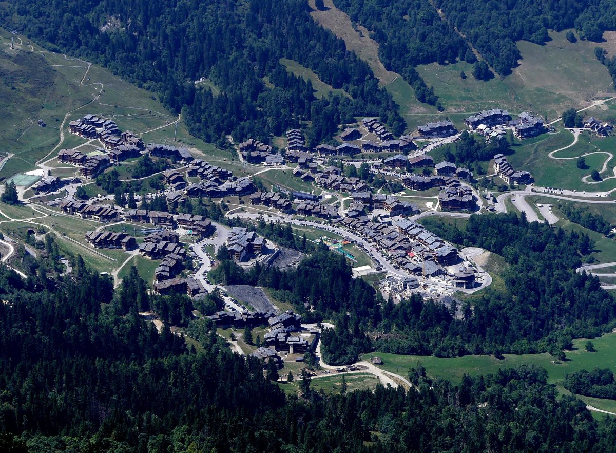 La station de Valmorel en été