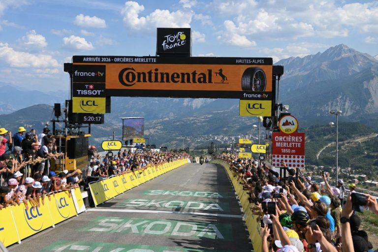Arrivée à Orcières Merlette au Tour de France 2026
