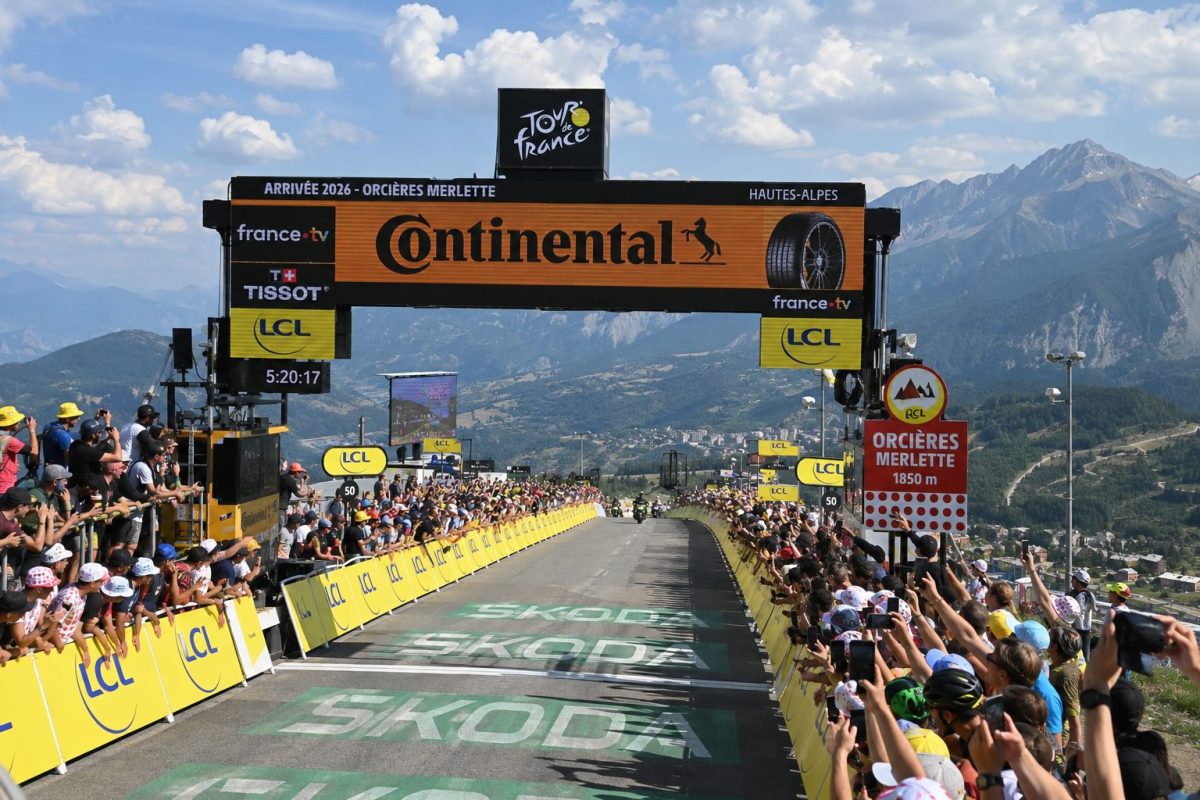 Arrivée à Orcières Merlette au Tour de France 2026
