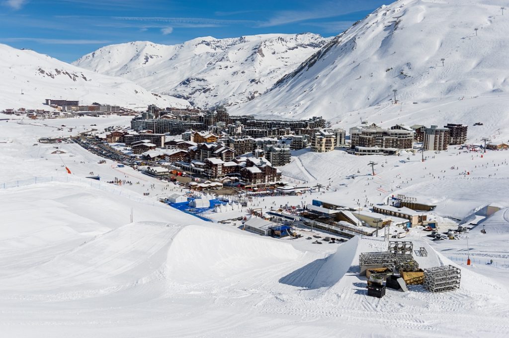 La station de Tignes Val Claret en hiver