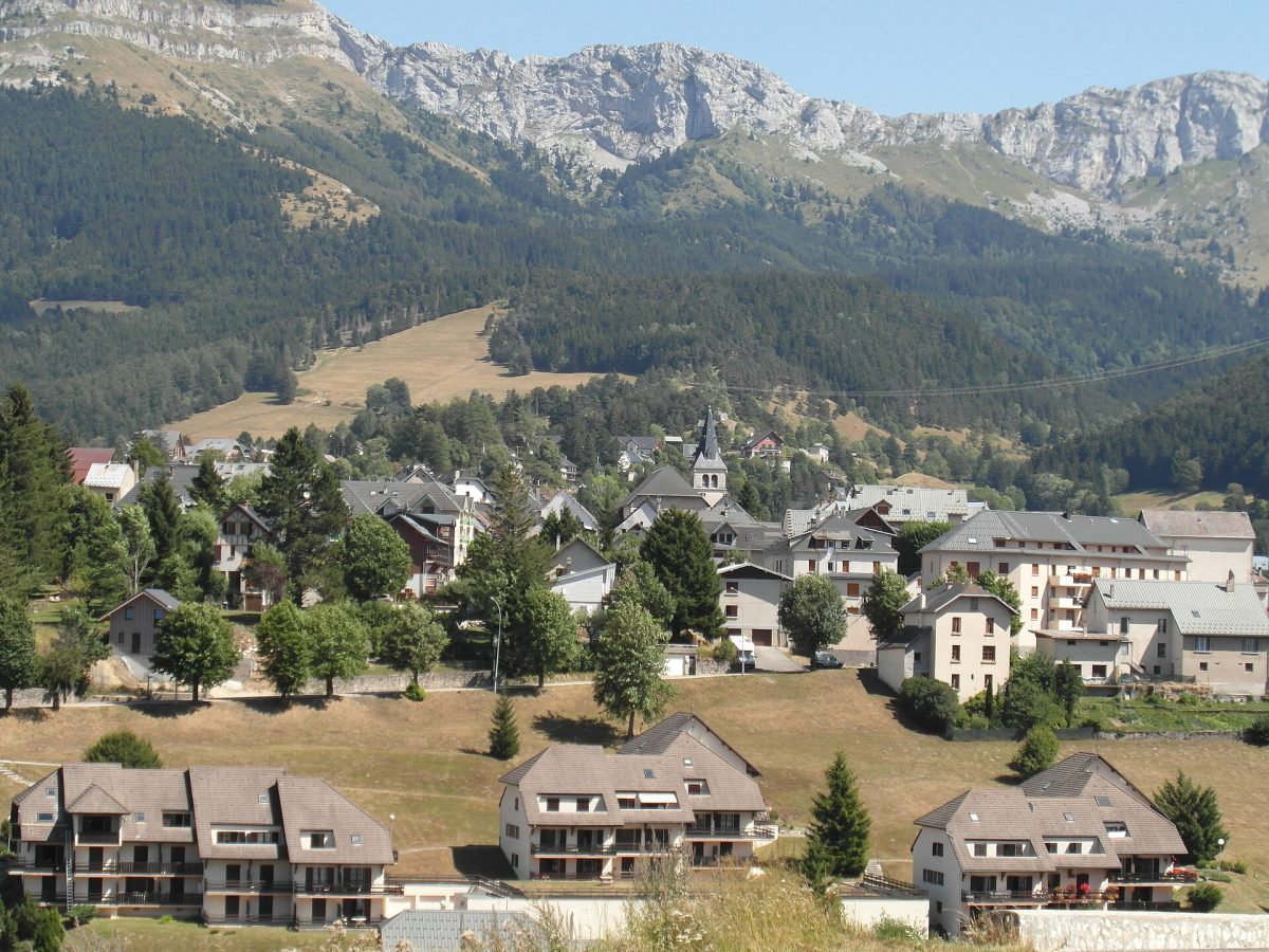 La station de Villard de Lans en été