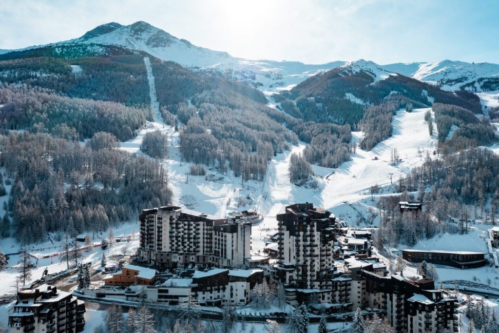 La station des Orres, dans les Hautes-Alpes