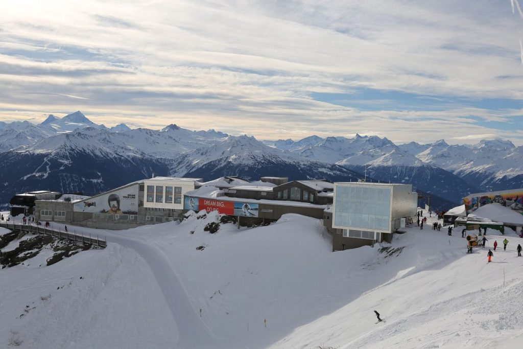 Les sommets de Crans Montana en Suisse