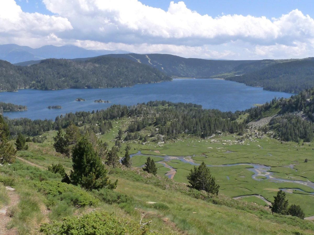 Le lac des Bouillouses près de Font Romeu
