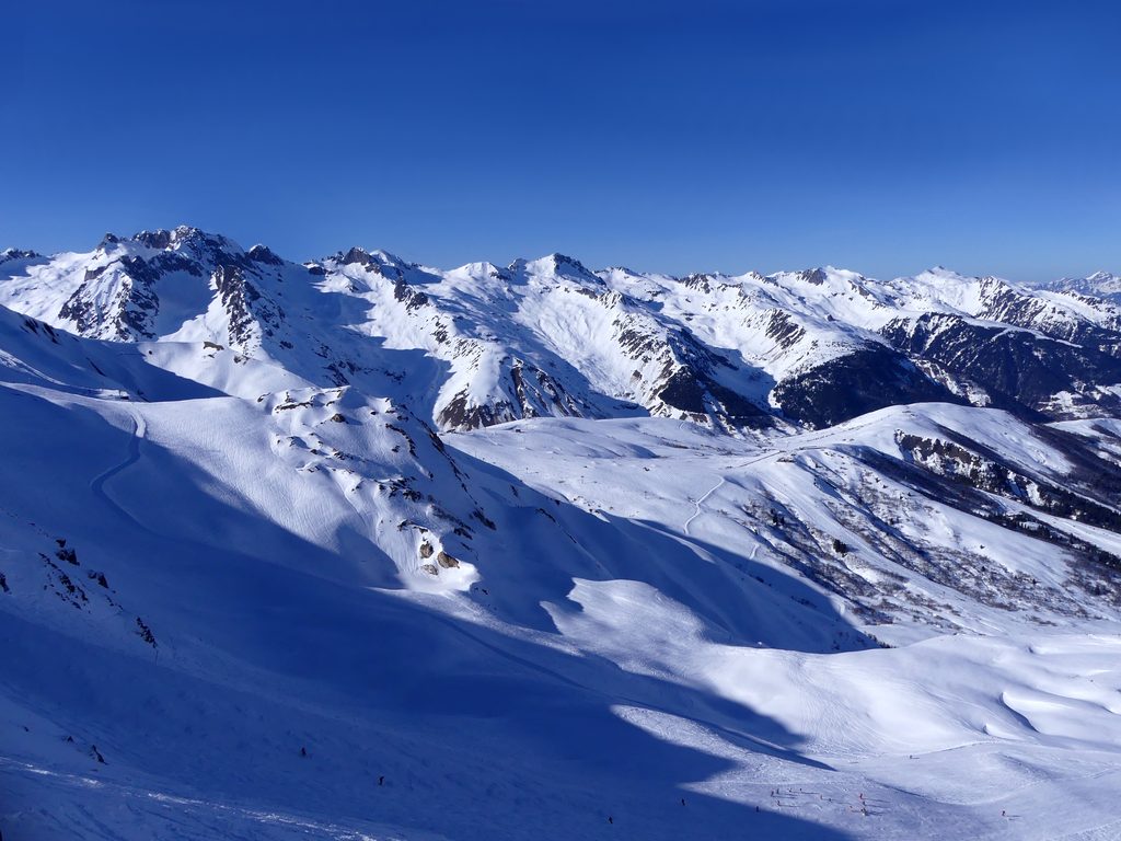 Le secteur de la Lauzière sur le domaine skiable de Valmorel